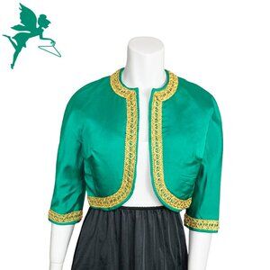 VINTAGE Gold Trim Bolero Jacket